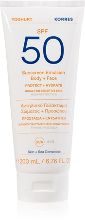 Korres Yoghurt Sunscreen Solkräm med återfuktande effekt