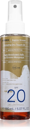 Korres Aegean Bronze Dry Oil for deeper tan