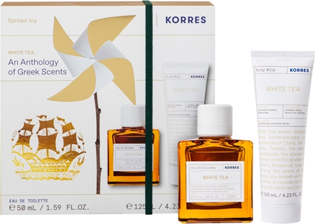 korres white tea woda toaletowa 50 ml   zestaw  