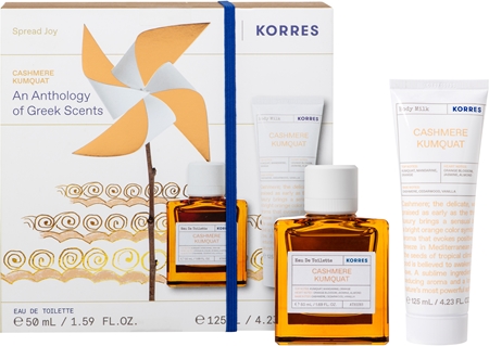 korres cashmere kumquat woda toaletowa 50 ml   zestaw  