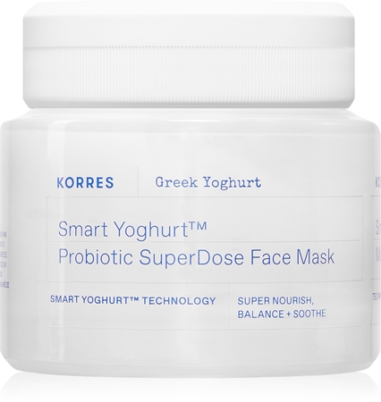 Korres Smart Yoghurt™ Probiotic SuperDose Face Mask Refreshing Moisturising Mask with probiotics