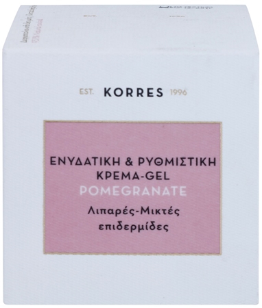 Korres Pomegranate хидратиращ крем-гел за редуциране на себум за смесена и мазна кожа