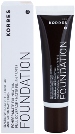 Korres Pomegranate Full Coverage Matte Finish Foundation SPF 15