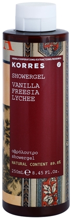 Korres Vanilla, Freesia & Lychee Duschtvål för Kvinnor