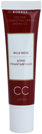 Korres Wild Rose aufhellende CC-Creme SPF 30