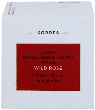 Korres Wild Rose Brightening and Moisturizing Cream for Oily and Combination Skin