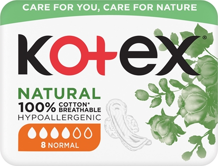 Kotex Natural Normal bindor