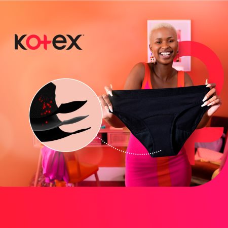 Kotex Period Underwear Size XL cueca de menstruação