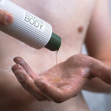 Kovalite BODY re-fresh! body wash soothing bath and shower gel for men