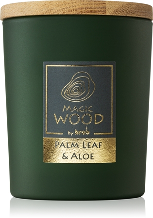 Krab Magic Wood Palm Leaf & Aloe scented candle