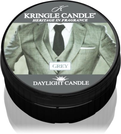 Kringle Candle Grey tealight candle