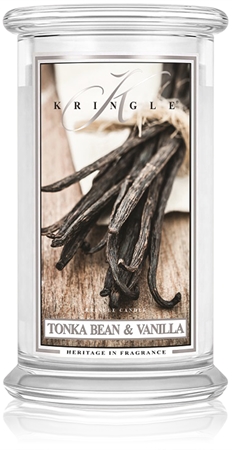 Kringle Candle Tonka Bean & Vanilla dišeča sveča