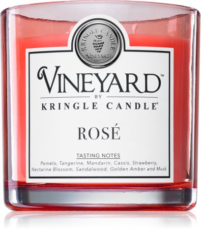 Kringle Candle Vineyard Rosé vonná svíčka
