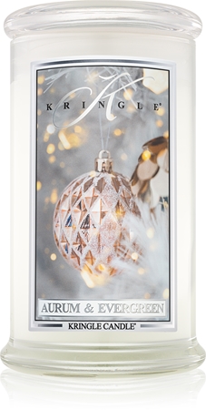 Kringle Candle Aurum & Evergreen vonná svíčka