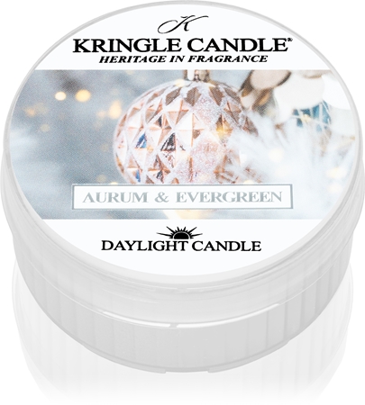 Kringle Candle Aurum & Evergreen świeczka typu tealight