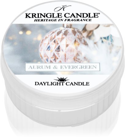 Kringle Candle Aurum & Evergreen čajová sviečka