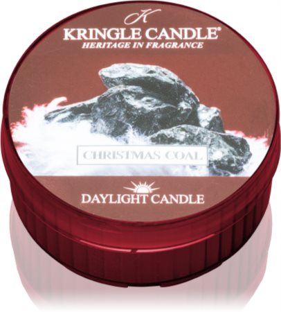 Kringle Candle Christmas Coal tealight candle
