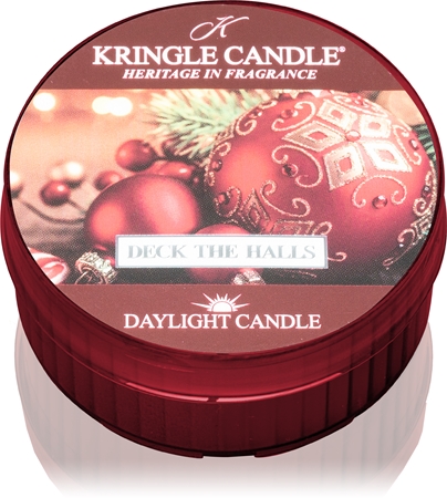 Kringle Candle Deck The Halls čajová svíčka