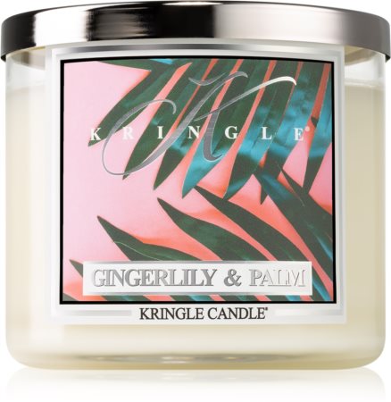 Kringle Candle Gingerlily & Palm vonná sviečka