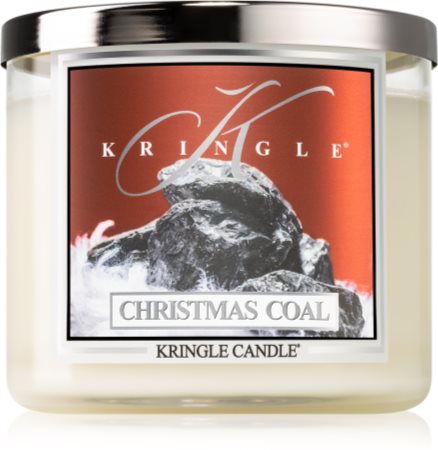 Kringle Candle Christmas Coal aromatizēta svece
