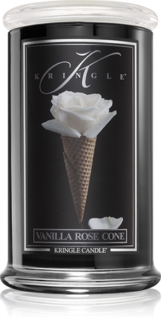 Kringle Candle Reserve Vanilla & Rose scented candle
