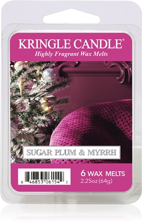 Kringle Candle Sugar Plum & Myrrh Wax Pot scented candle