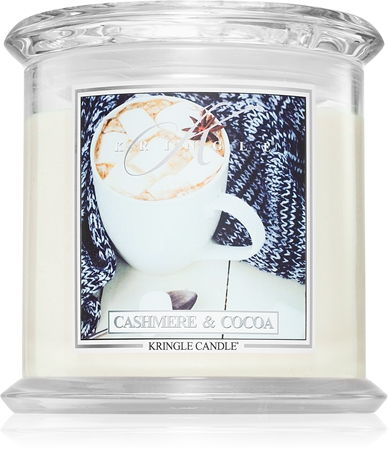 Kringle Candle Cashmere & Cocoa vonná svíčka