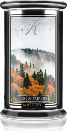 Kringle Candle Fog & Embers scented candle
