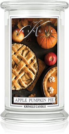 Kringle Candle Classic Apple Pumpkin Pie vonná svíčka