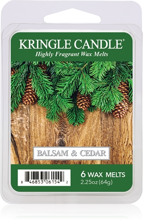Kringle Candle Balsam & Cedar wachs für aromalampen