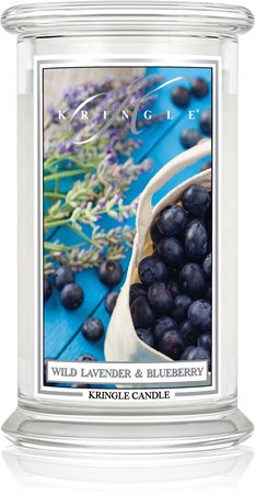 Kringle Candle Classic Wild Lavender & Blueberry scented candle