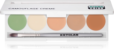 Kryolan Dermacolor Camouflage System paleta de correctores en crema de alta cobertura 5 colores