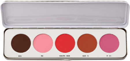 Kryolan Basic Face & Body palette di blush 5 colori