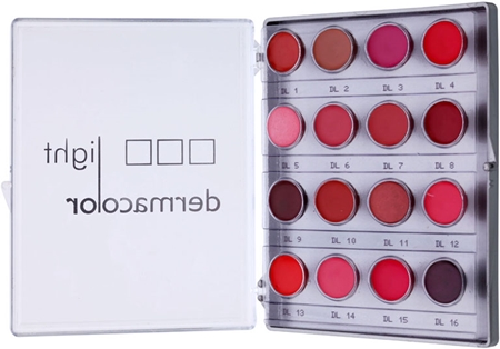 Kryolan Dermacolor Light Lipstick Palette, 16 shades