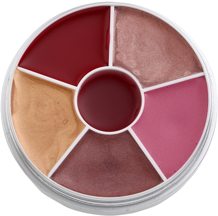 Kryolan Basic Lips paleta de brillos labiales