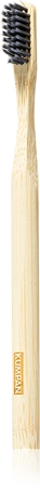 KUMPAN Bamboo Active Charcoal brosse à dents en bambou au charbon actif