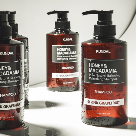 KUNDAL Honey & Macadamia Pink Grapefruit přírodní šampon pro suché a poškozené vlasy