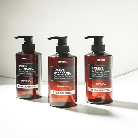 KUNDAL Honey & Macadamia Pink Grapefruit přírodní šampon pro suché a poškozené vlasy