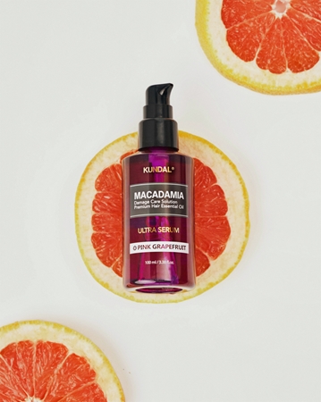 KUNDAL Macadamia Ultra Serum Pink Grapefruit regenerační olejové sérum pro poškozené vlasy