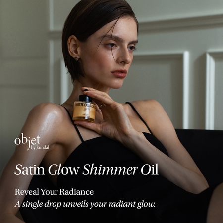 KUNDAL Objet Satin Glow Shimmer Oil Eļļa ar mirdzumu ar mitrinošu efektu