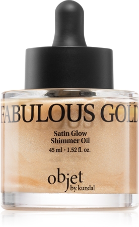 KUNDAL Objet Satin Glow Shimmer Oil Glitzeröl mit feuchtigkeitsspendender Wirkung