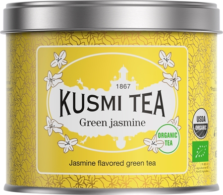 Kusmi Tea Green Jasmine sypaný čaj v BIO kvalitě