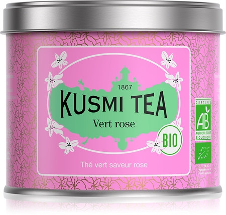 Kusmi Tea Green Rose sypaný čaj v BIO kvalitě