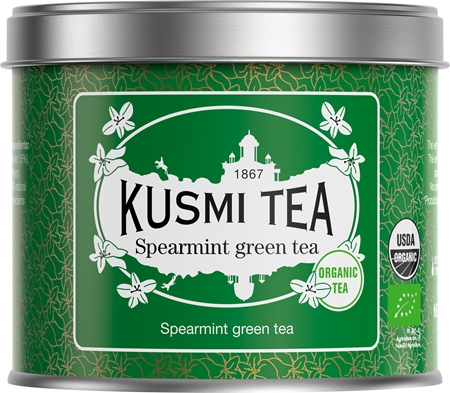 Kusmi Tea Spearmint Green Tea thé poudre de qualité BIO