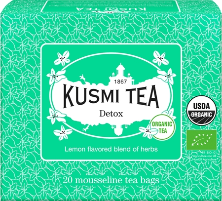 Kusmi Tea Detox porciovaný čaj v BIO kvalite