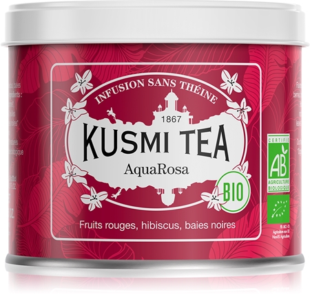 Kusmi Tea AquaRosa sypaný čaj v BIO kvalitě
