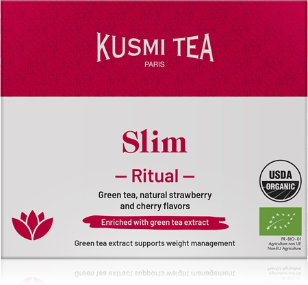 Kusmi Tea Slim Ritual porcovaný čaj v BIO kvalitě