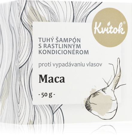 Kvitok Maca trdi šampon za redke lase