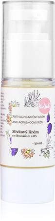 Kvitok Plum Cream with Squalene and Vitamin B5 creme de noite para pele madura