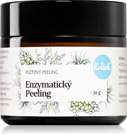 Kvitok Enzymatický peeling pleťový peeling pro citlivou pleť